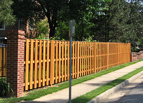 wood fence | www.ArtistsMasonry.com