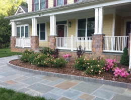 flagstone walkway