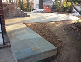 Flagstone patio