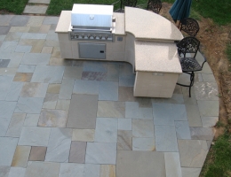 flagstone patio