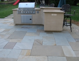 flagstone patio