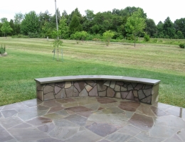 stone seating wall